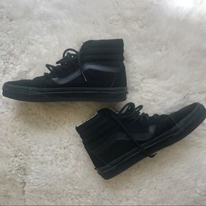 Brand new black high top Vans SUEDE